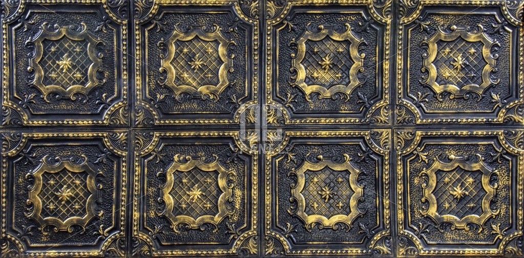 b103 royal oro nero barocco karo desenli fiber duvar paneli 1