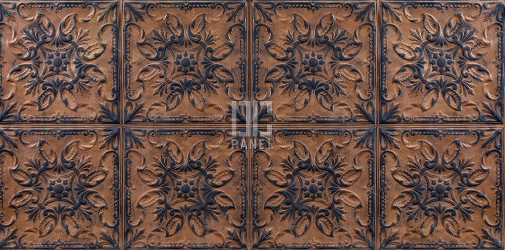 b716 fiore marrone barocco karo desenli fiber duvar paneli 2
