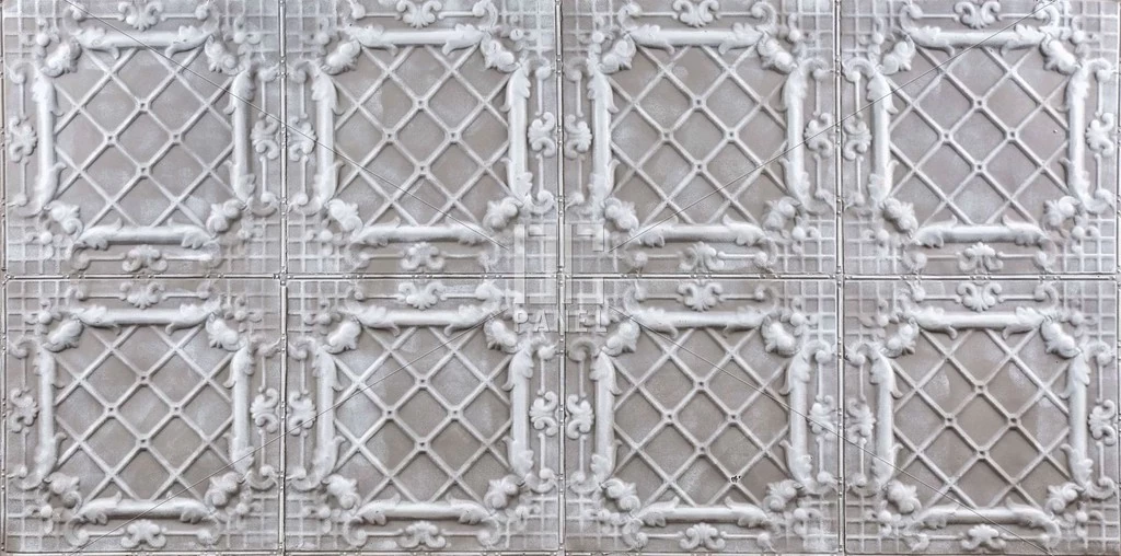 b1215 gabbia grigio barocco karo desenli fiber duvar paneli 1