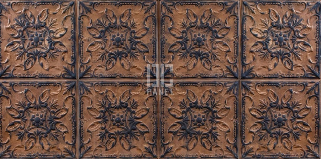 b716 fiore marrone barocco karo desenli fiber duvar paneli 2